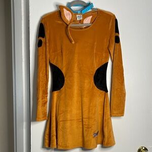 Long Sleeve Dress - Brown